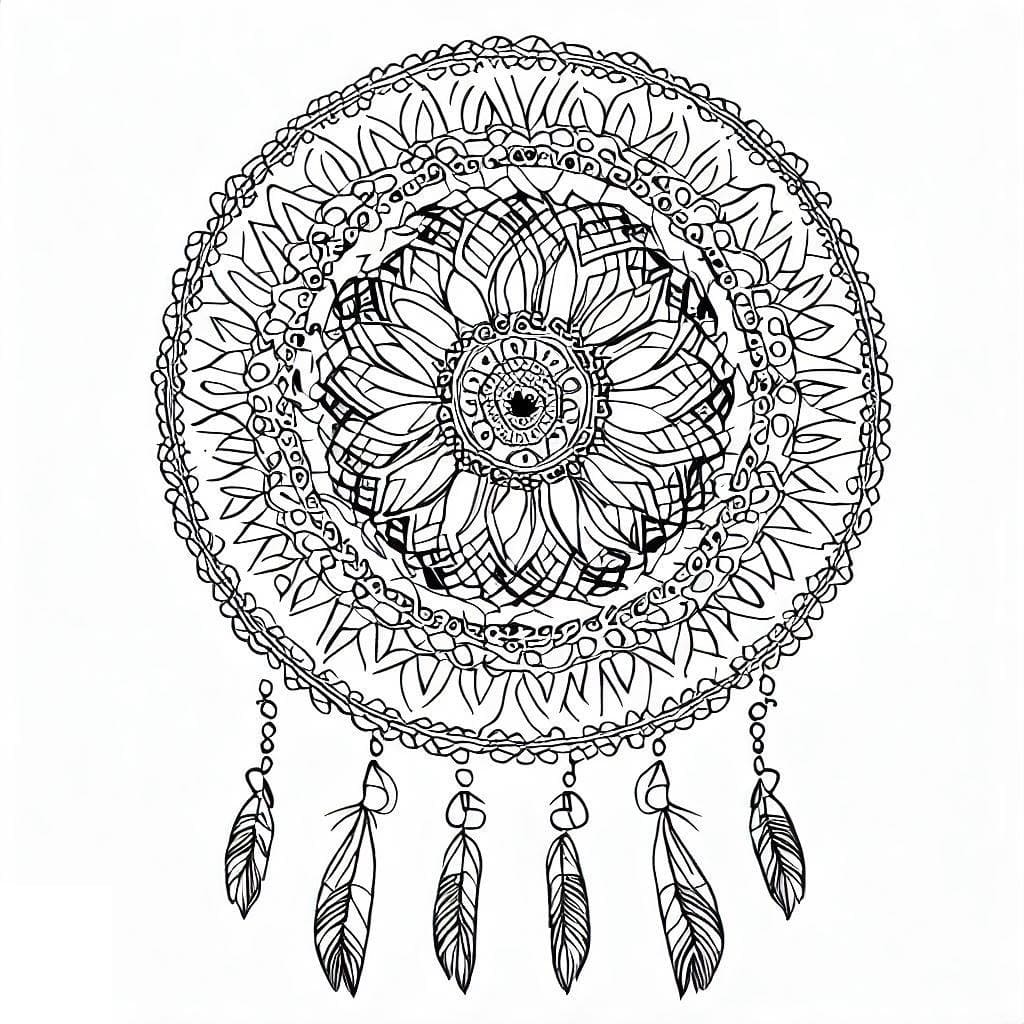 Mandalas Attrape rêves 9